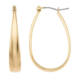 Napier Oval Hoop Earring