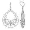 Napier Filigree Teardrop Drop Earrings