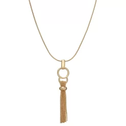 Napier Gold Tone Enchanted Pendant Necklace