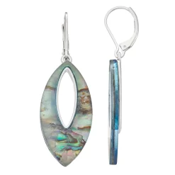 Napier Abalone Links Drop Earrings